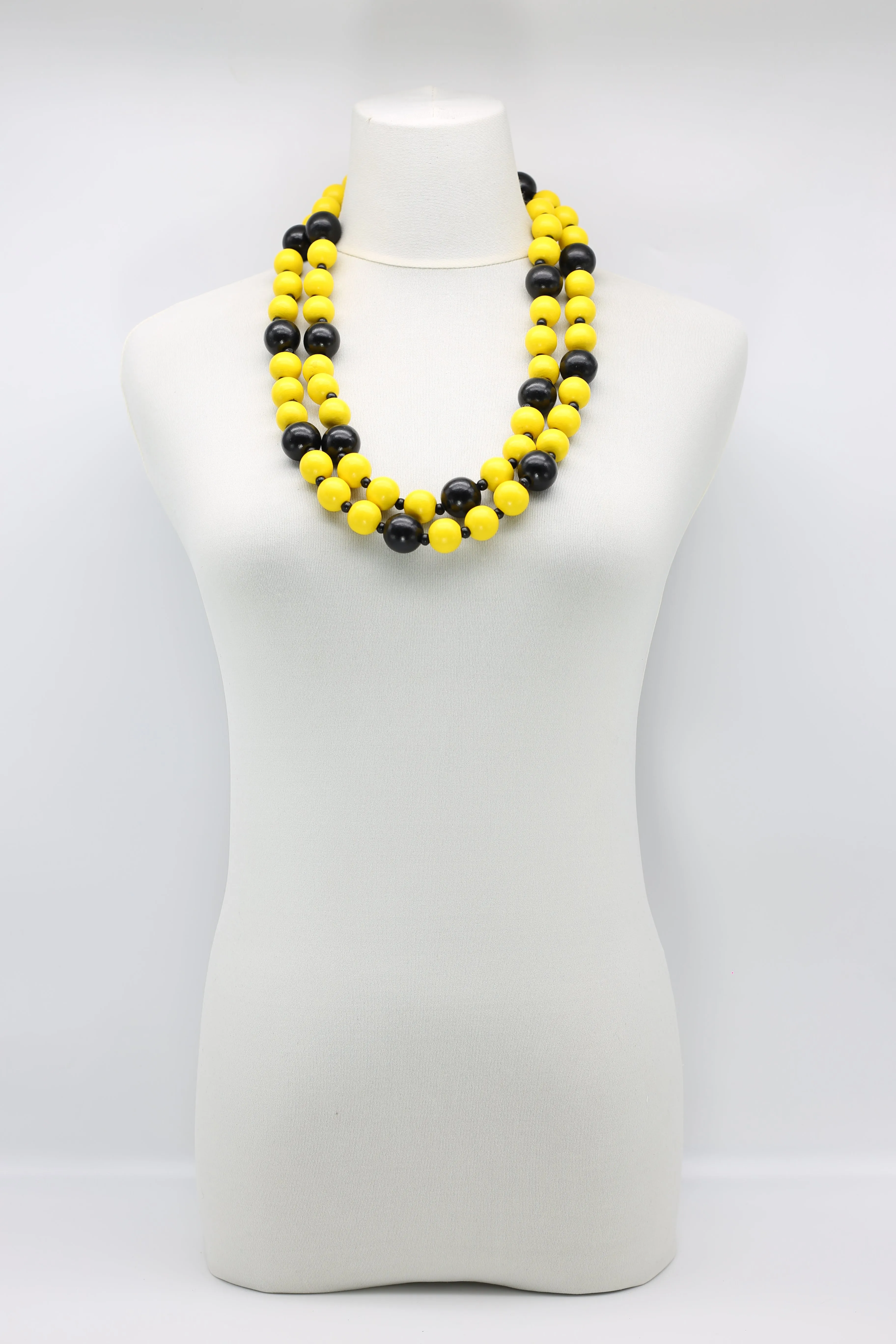 Round Beads Necklace - Duo