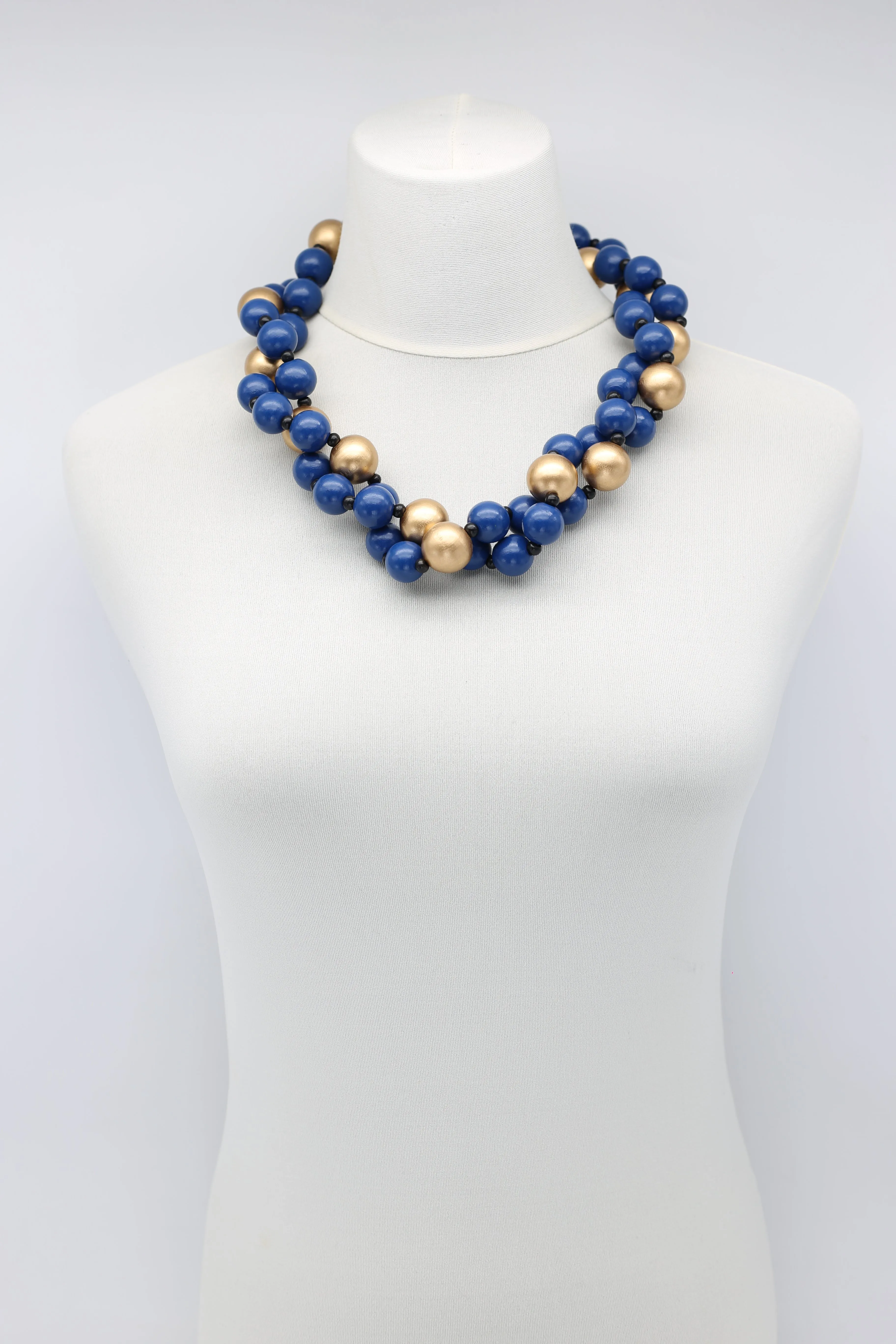 Round Beads Necklace - Duo