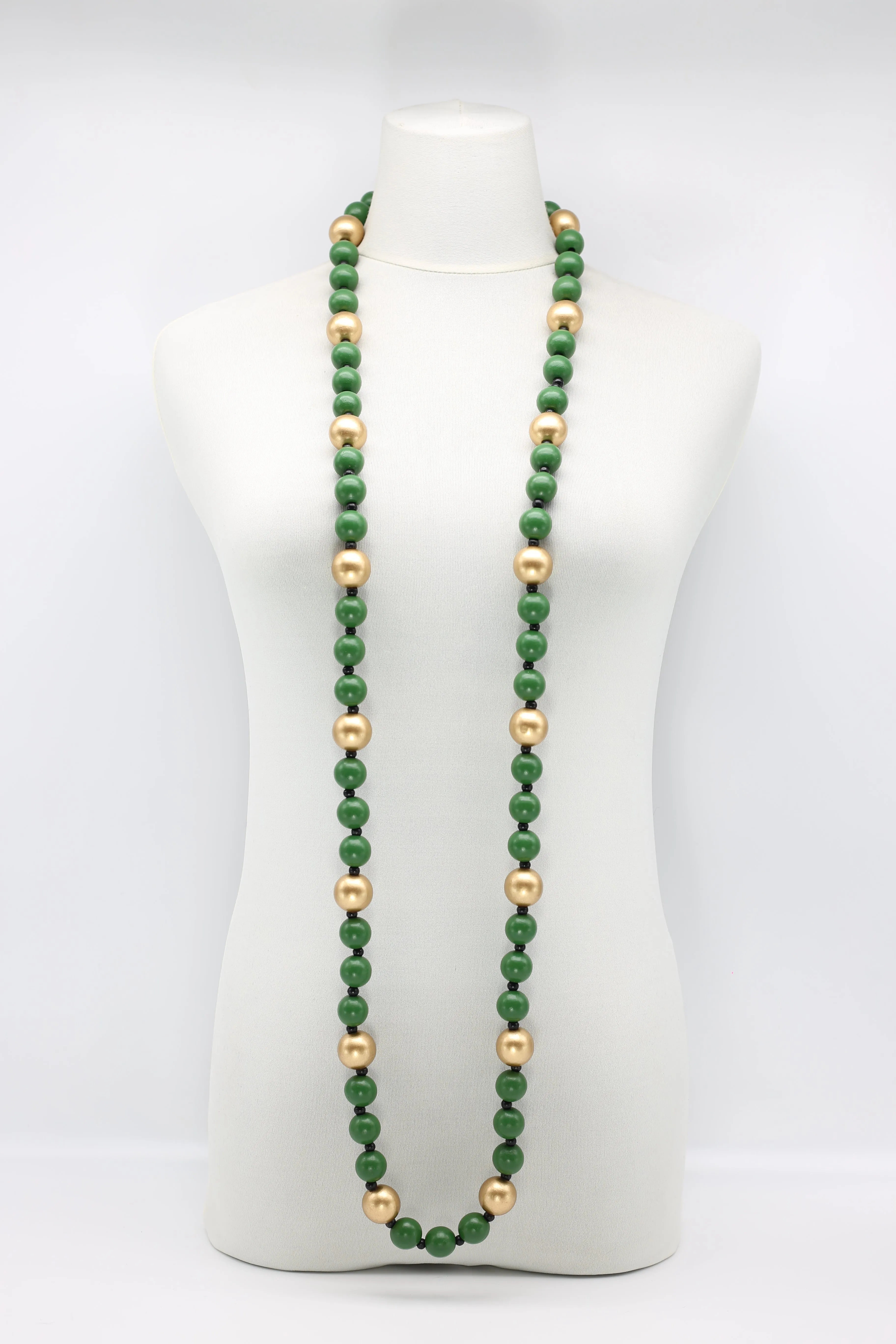 Round Beads Necklace - Duo
