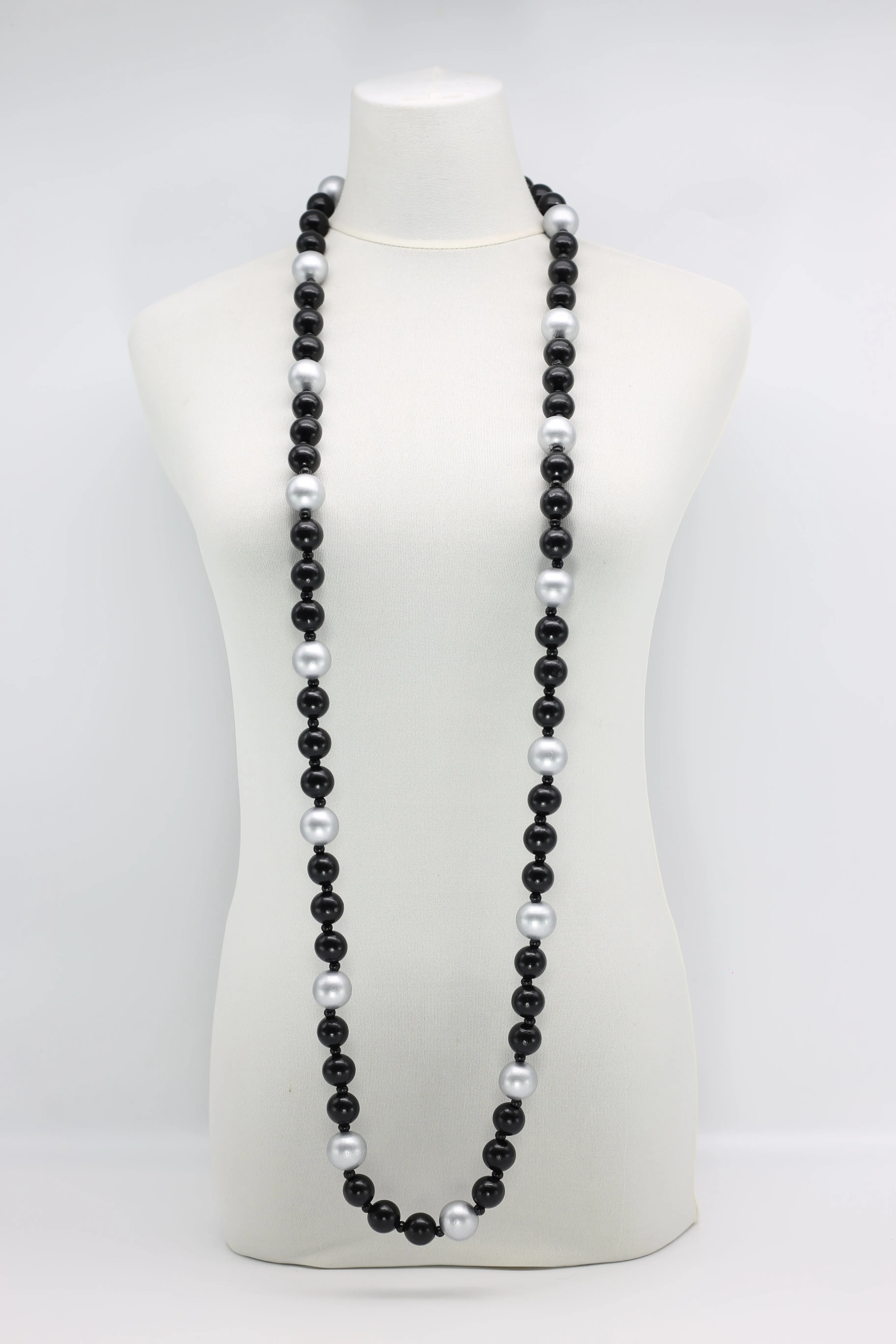 Round Beads Necklace - Duo