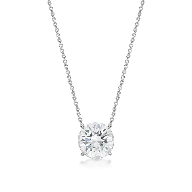 Round Diamond Necklace