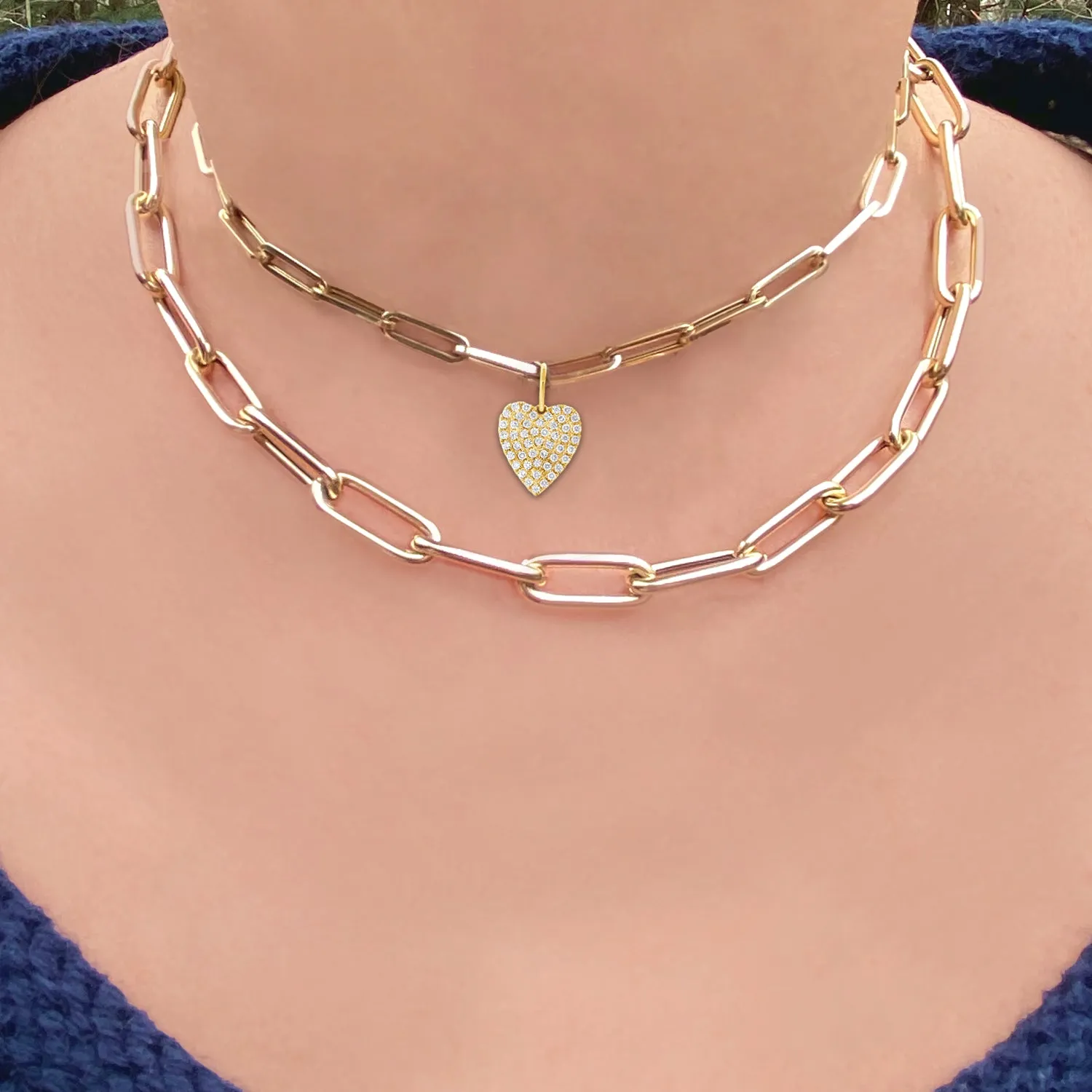 Round Heart Charm