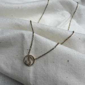 Round Letter Necklace