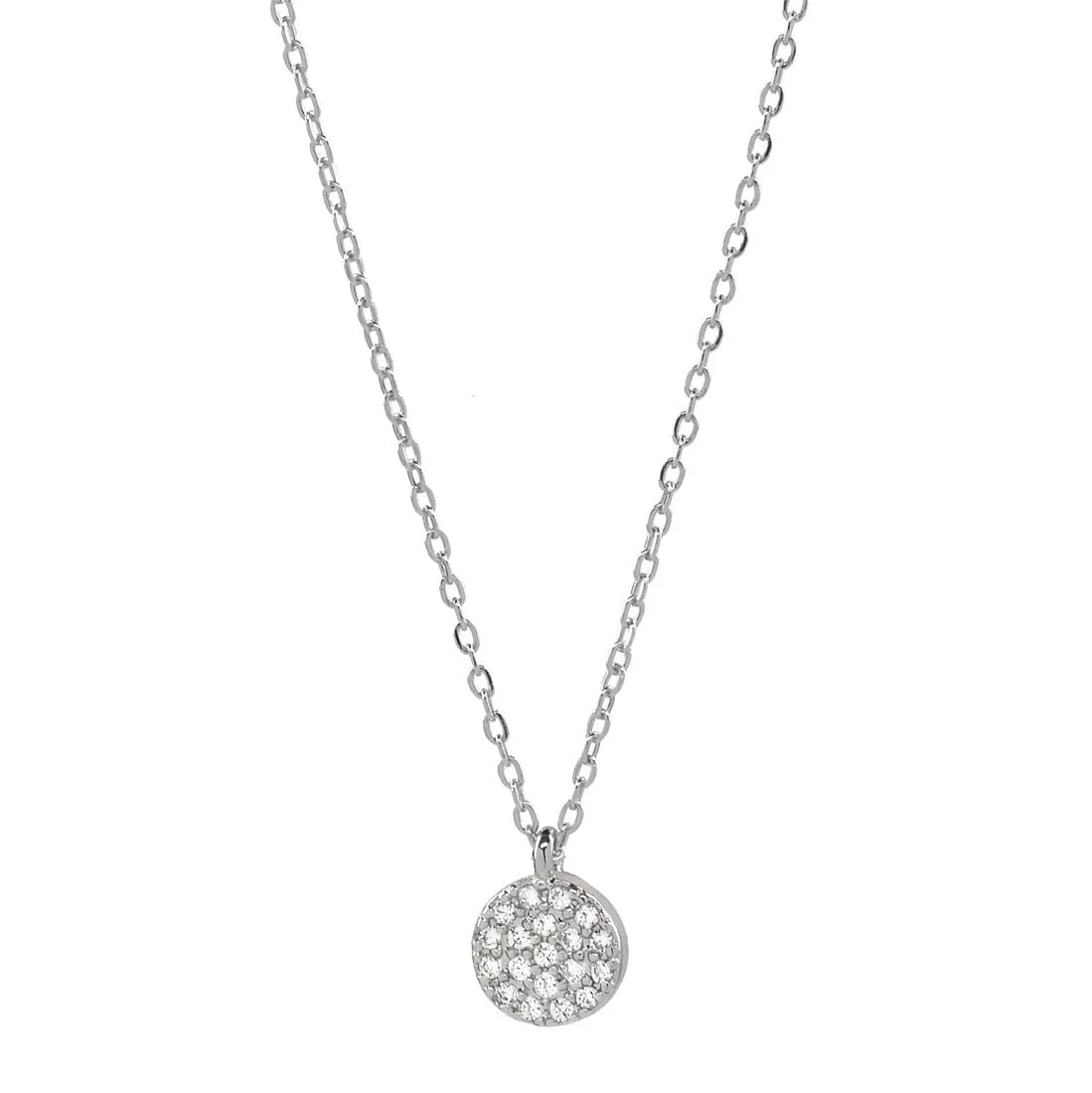 Round Multi CZ Necklace