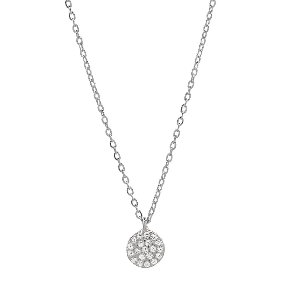 Round Multi CZ Necklace