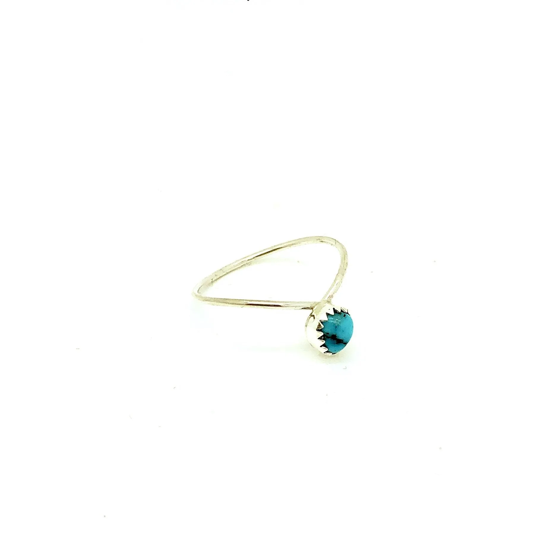 Rustic Tear Drop Ring