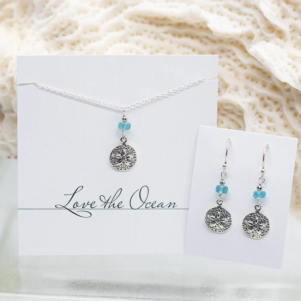 Sand Dollar Apatite Nautical Set