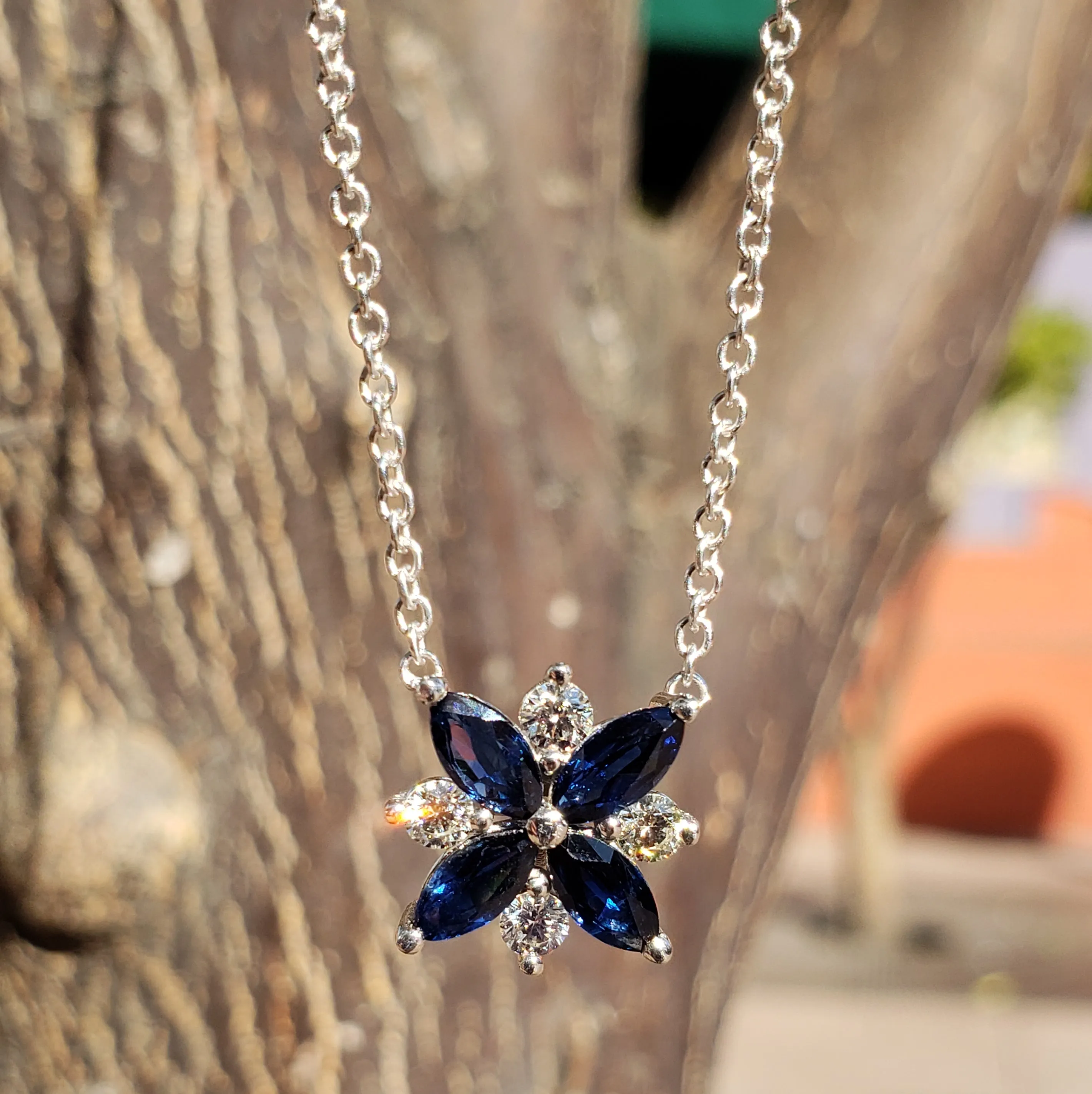 Sapphire Galaxy Necklace