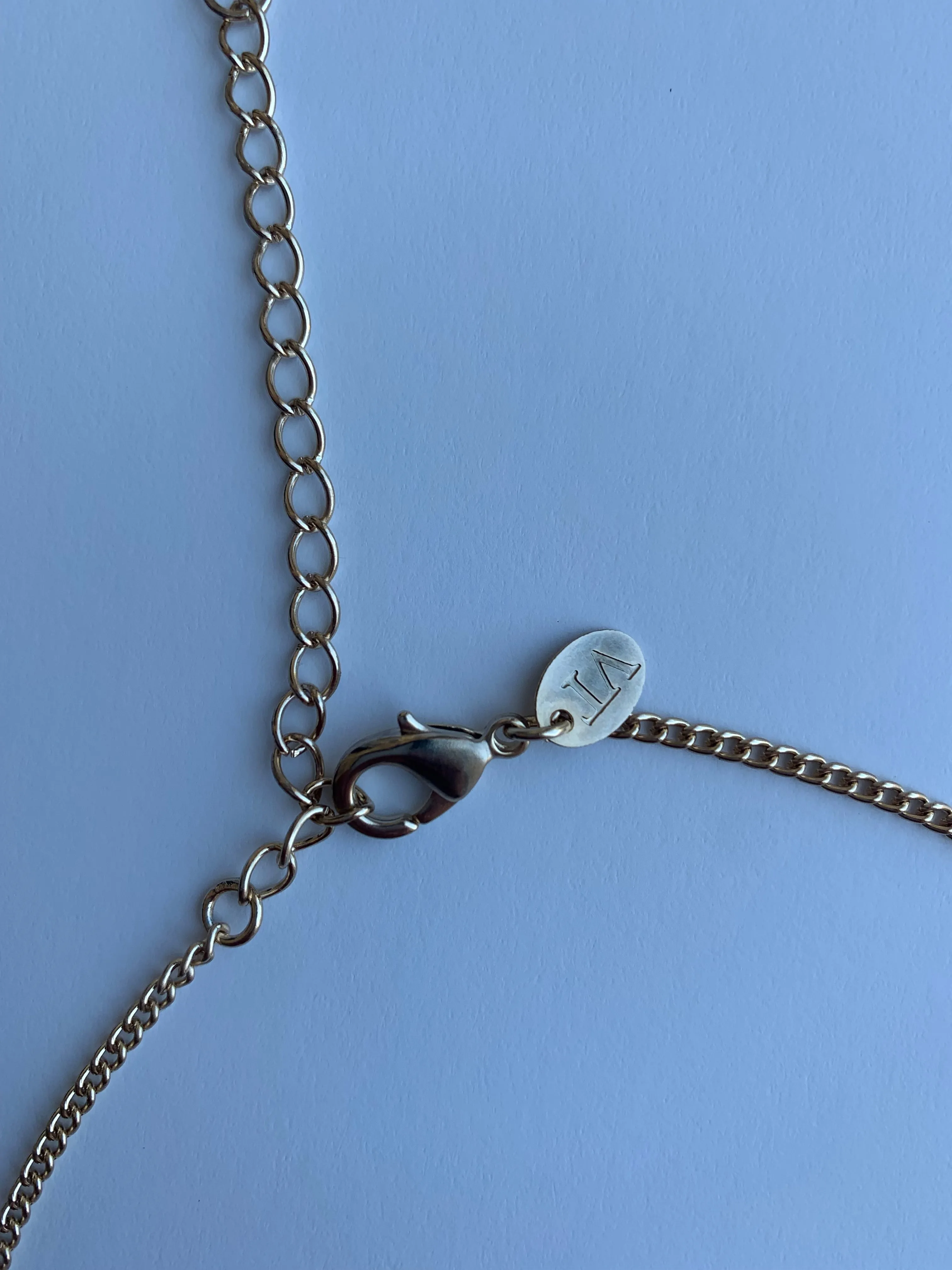 Sardinian Lavander Hibiscus Retro Dangle Choker Necklace