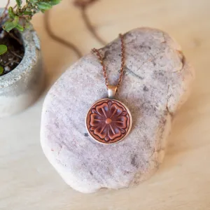 Scottish Rose Pendant Necklace