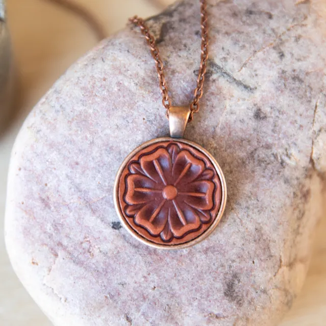 Scottish Rose Pendant Necklace