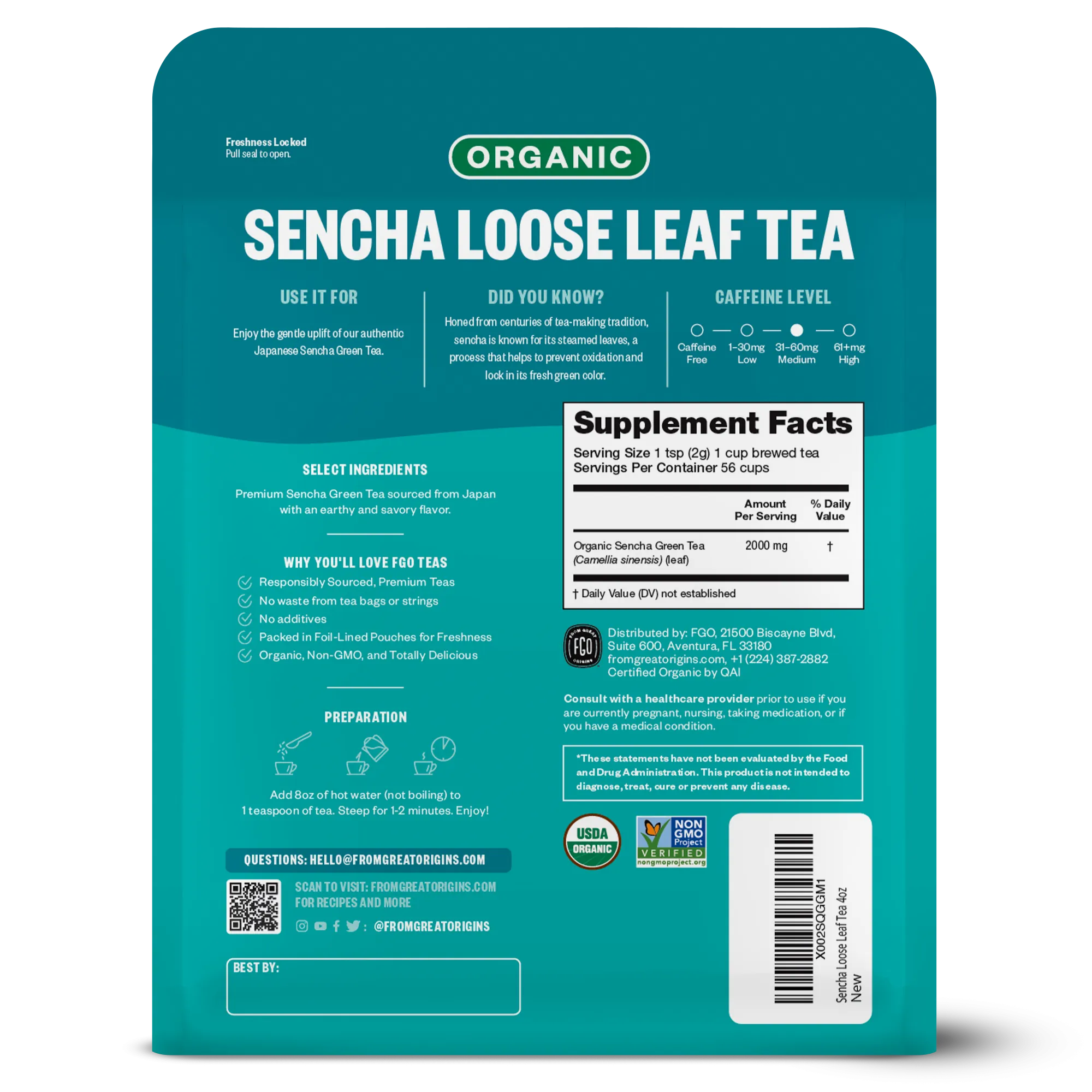 Sencha Loose Leaf Tea