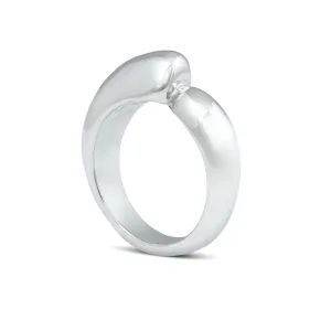 Silver Ring "In between colored lights"