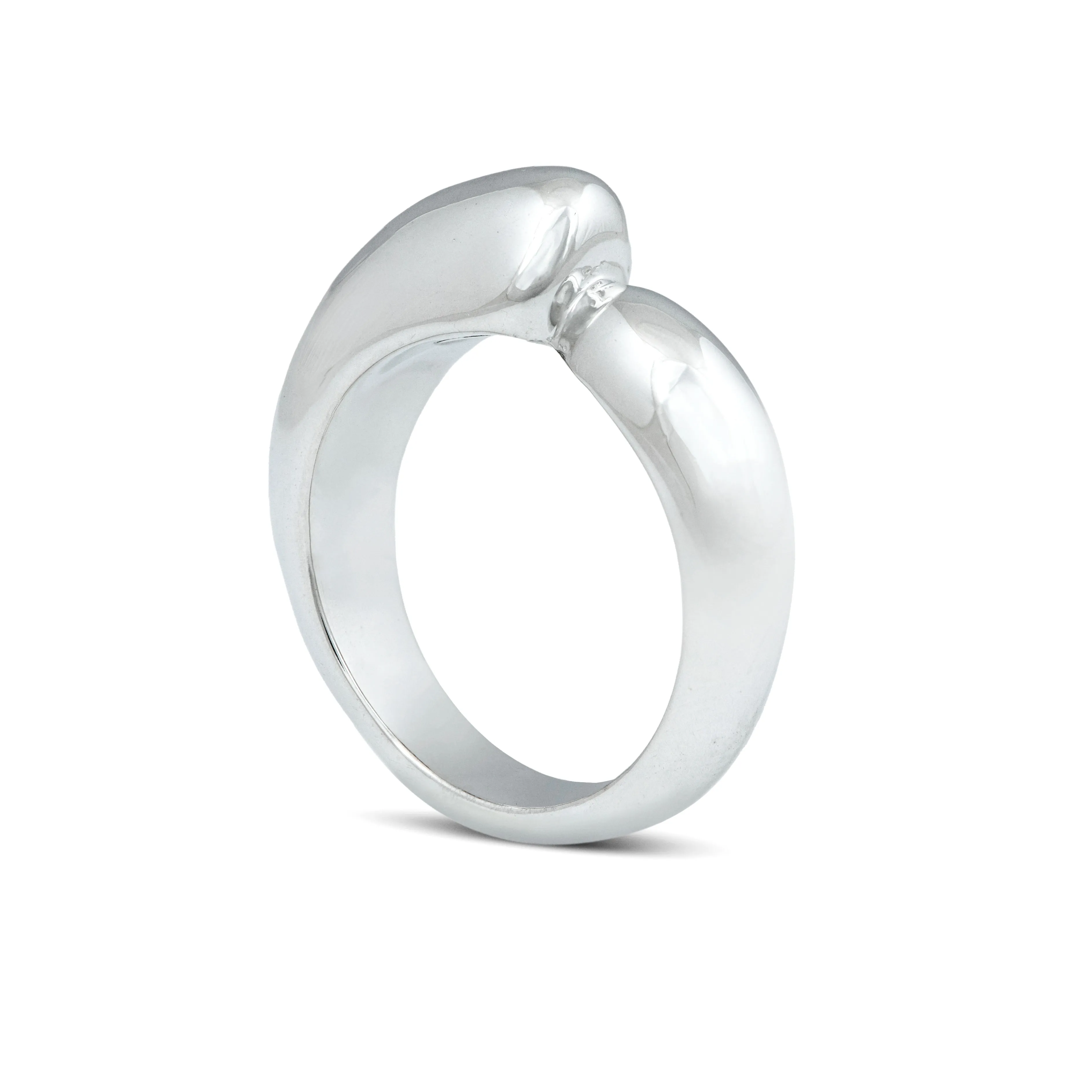 Silver Ring "In between colored lights"