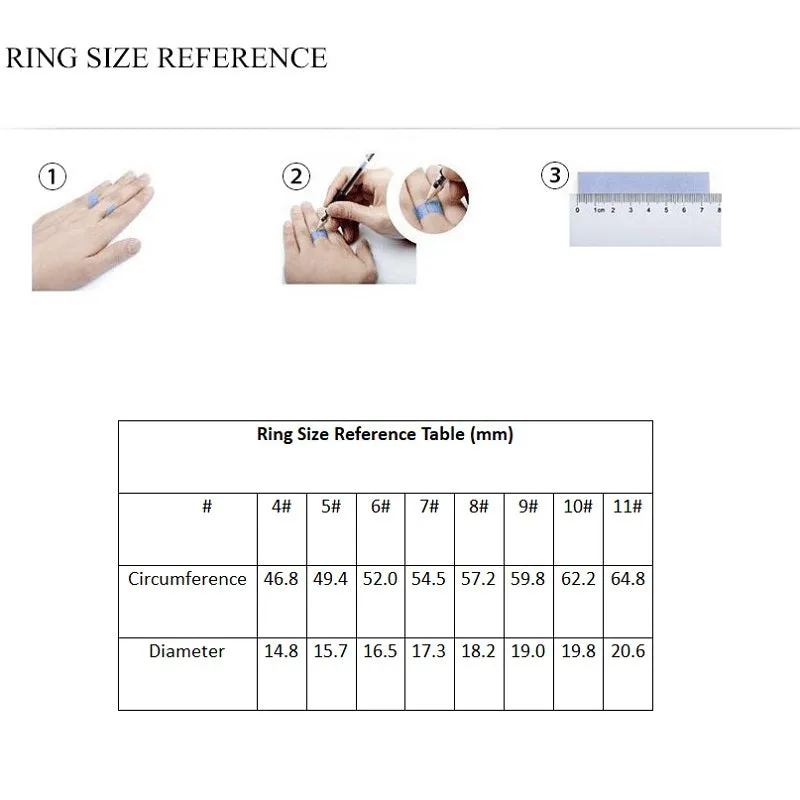 Simple 2 Pcs Set Zirconium Ring