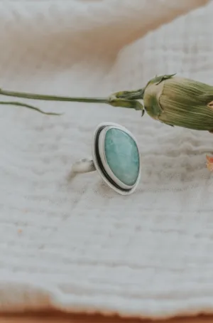 Simple Amazonite Ring - Size 7