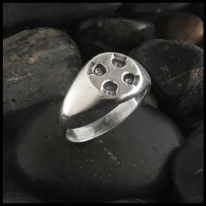 Simple Celtic Cross Ring in Silver