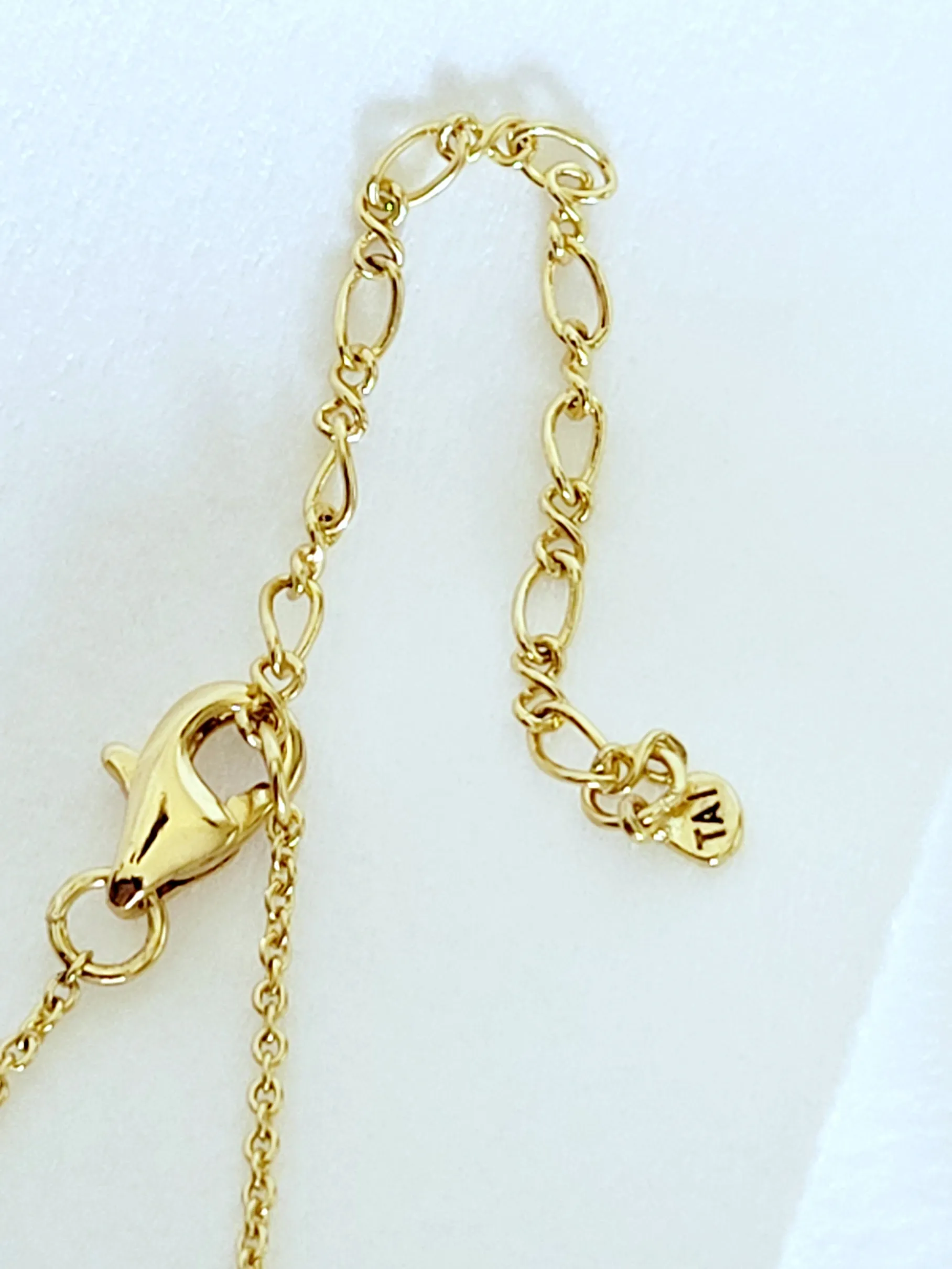 Simple CZ Inlay necklace