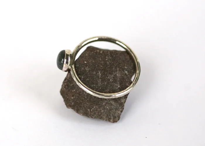 Simple Labradorite Stacking Ring