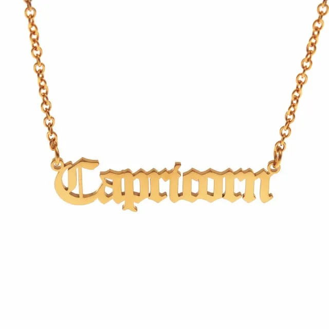 Simple Zodiac Sign Necklace