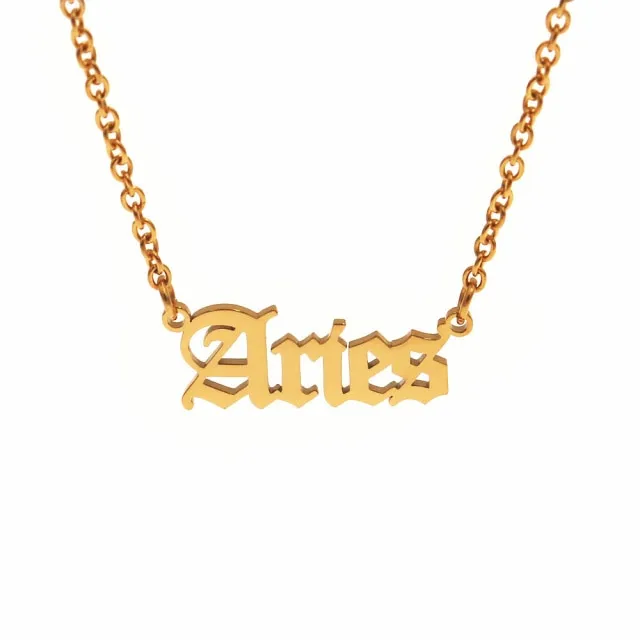 Simple Zodiac Sign Necklace
