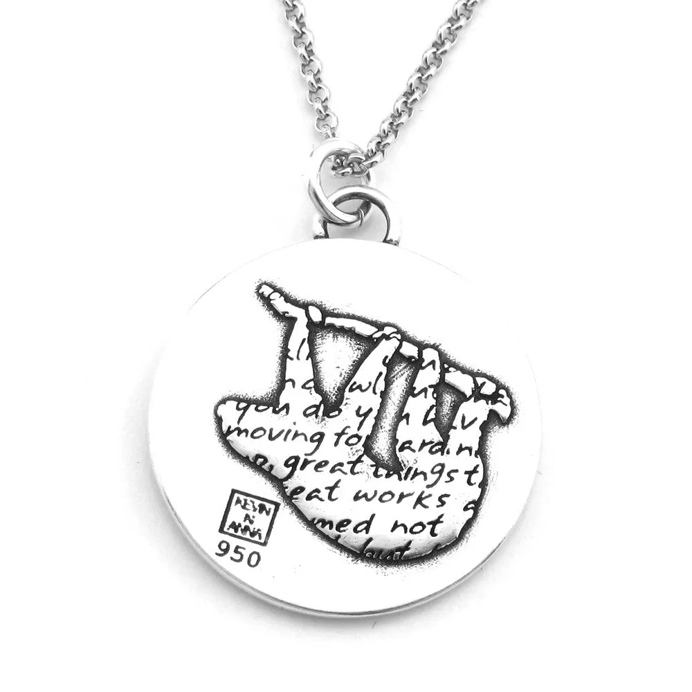 Sloth Necklace (Perseverance)-D108