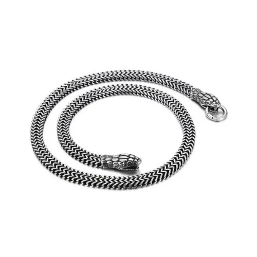 Snake Bite Clasp Necklace