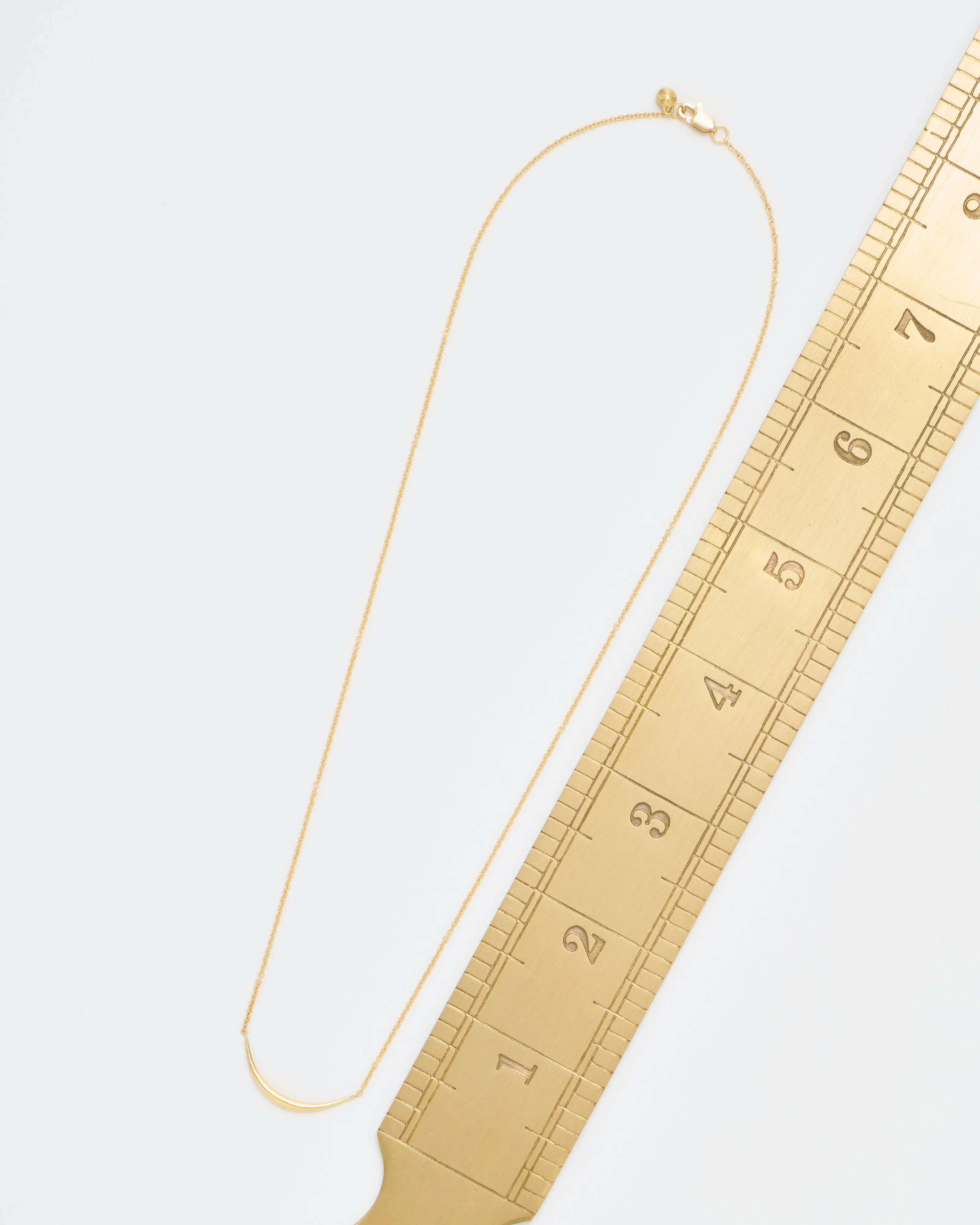 solid arch necklace