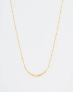 solid arch necklace