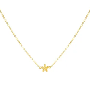 Solid Flower Necklace