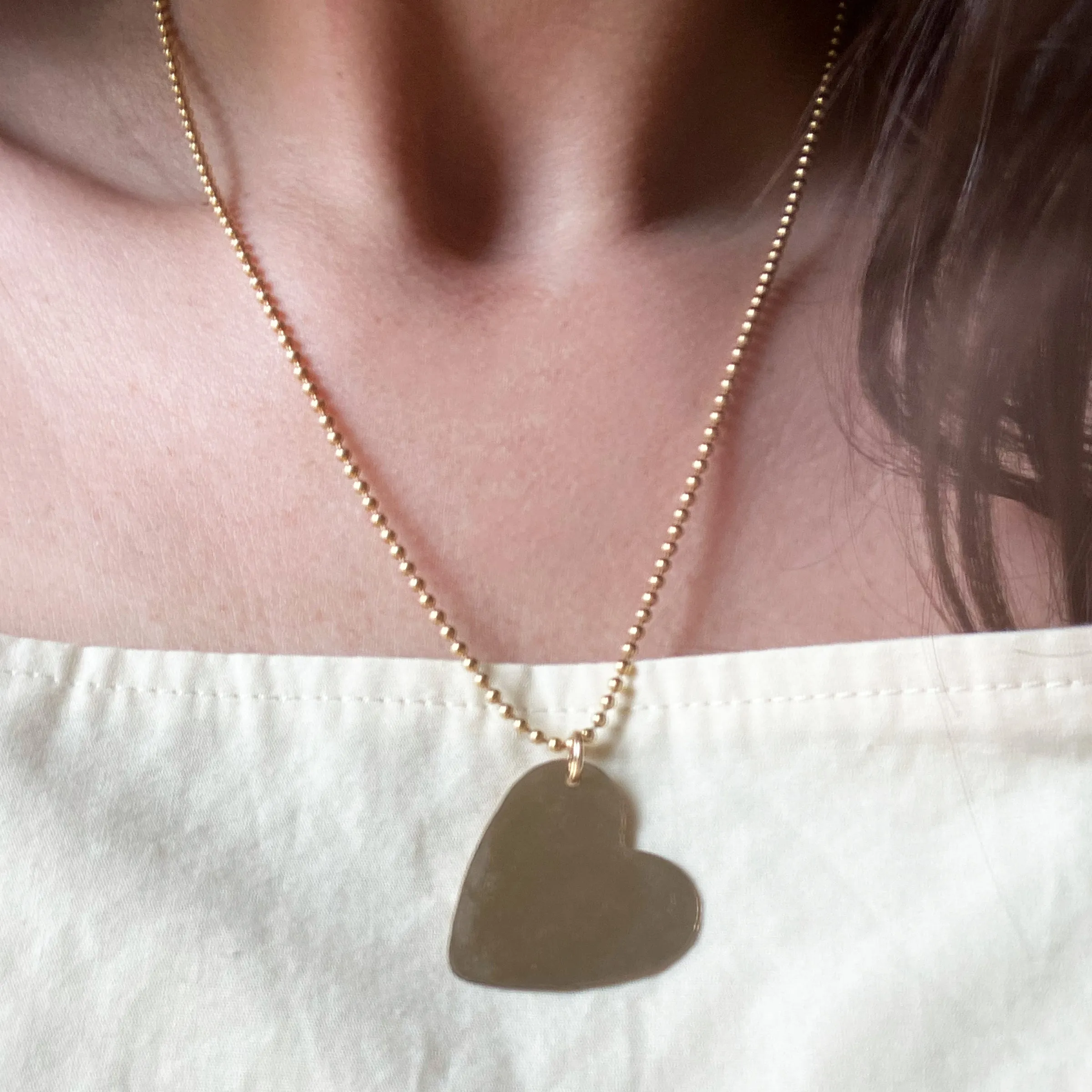 Solid Heart Necklace