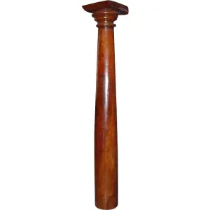 Solid Mahogany and Teak Architectural Column