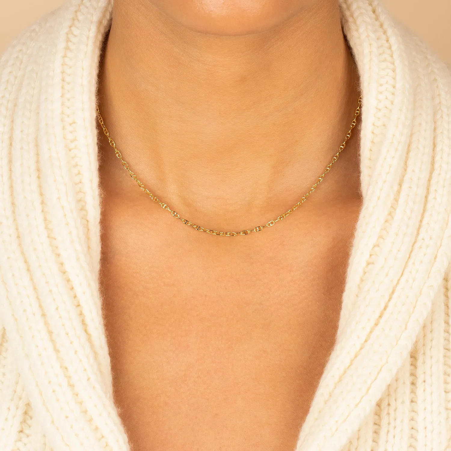 Solid Mariner Chain Necklace