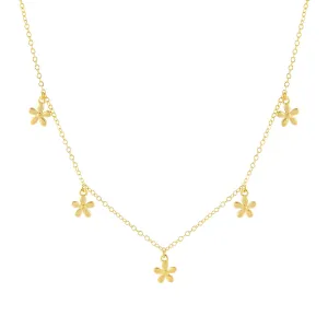 Solid Multi Flower Necklace