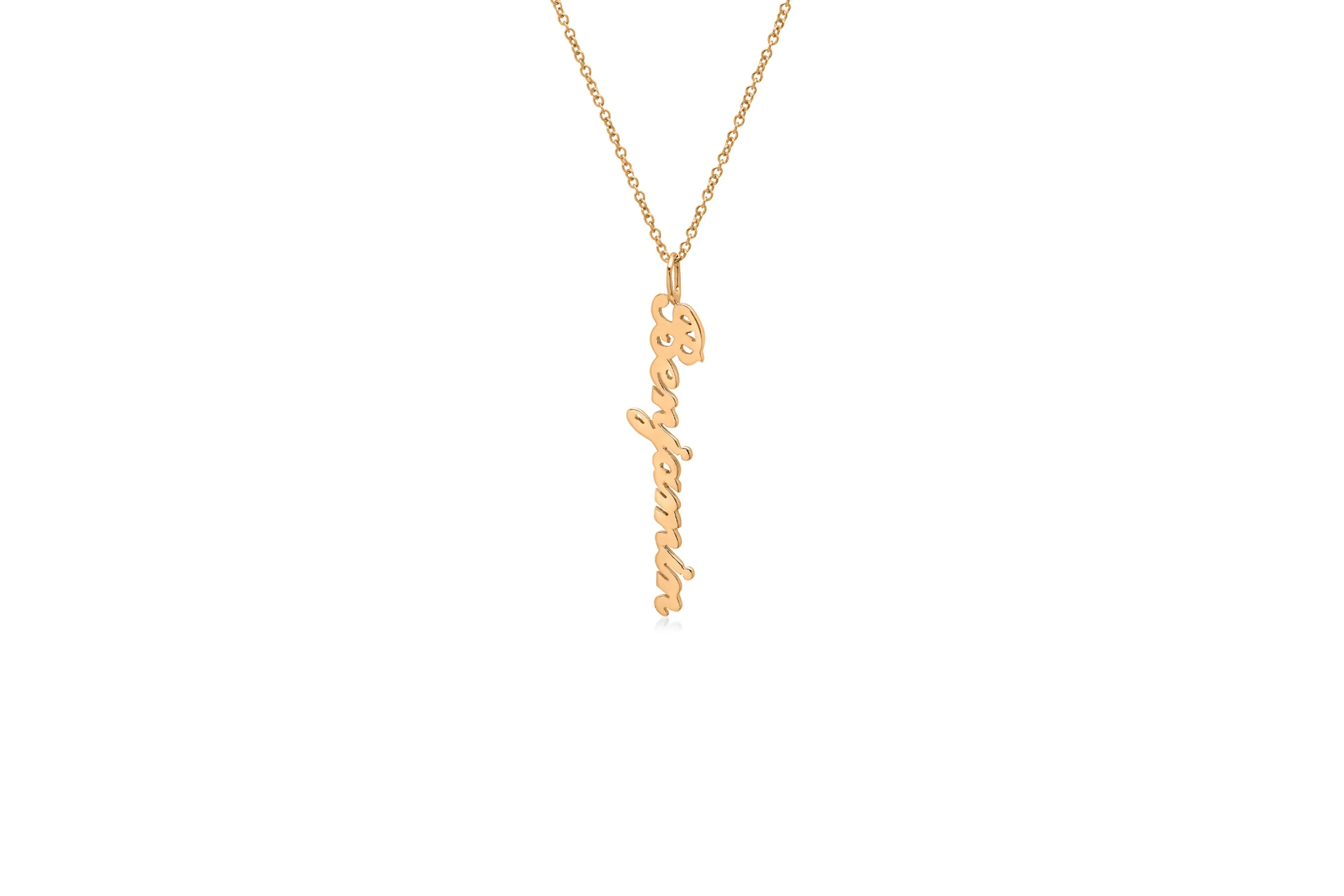 Solid Nameplate Necklace