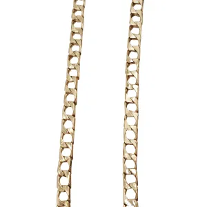 Solid Square Curb/Cuban Link chain (14K)