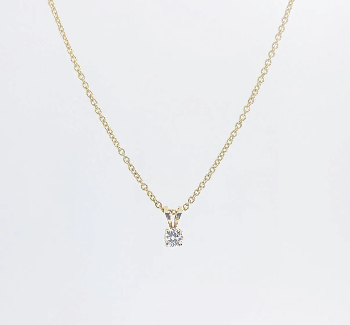 Solitaire Diamond Necklace Pendant