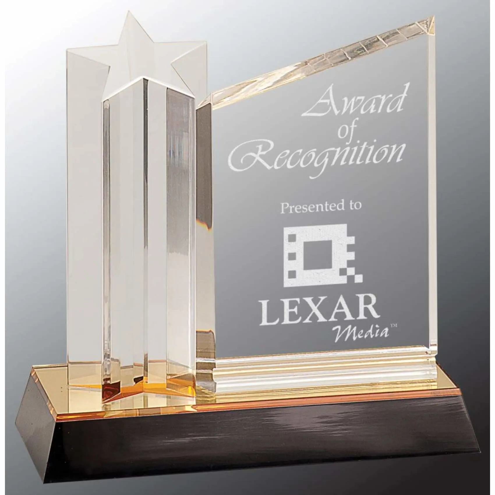 Star Column Acrylic Award