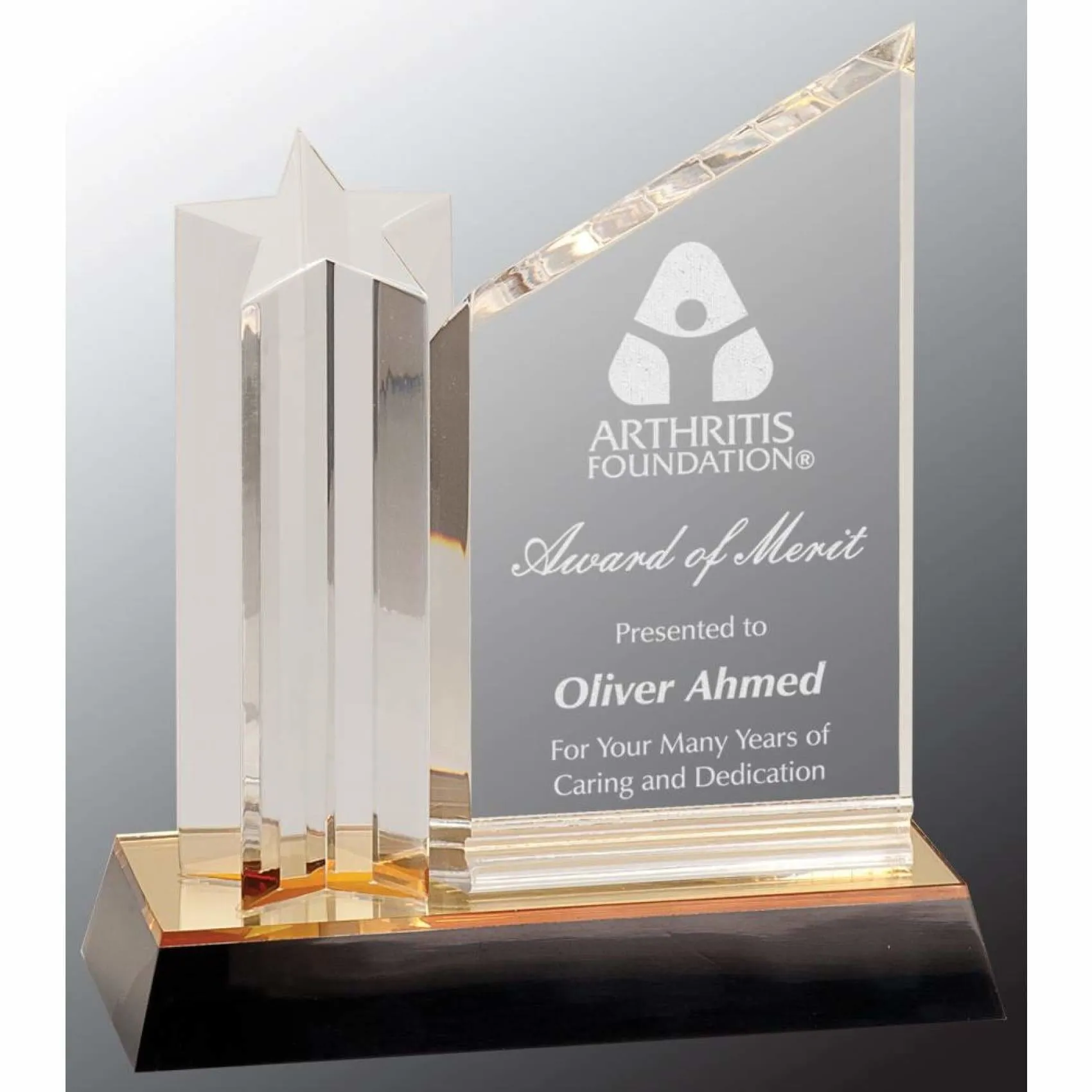 Star Column Acrylic Award
