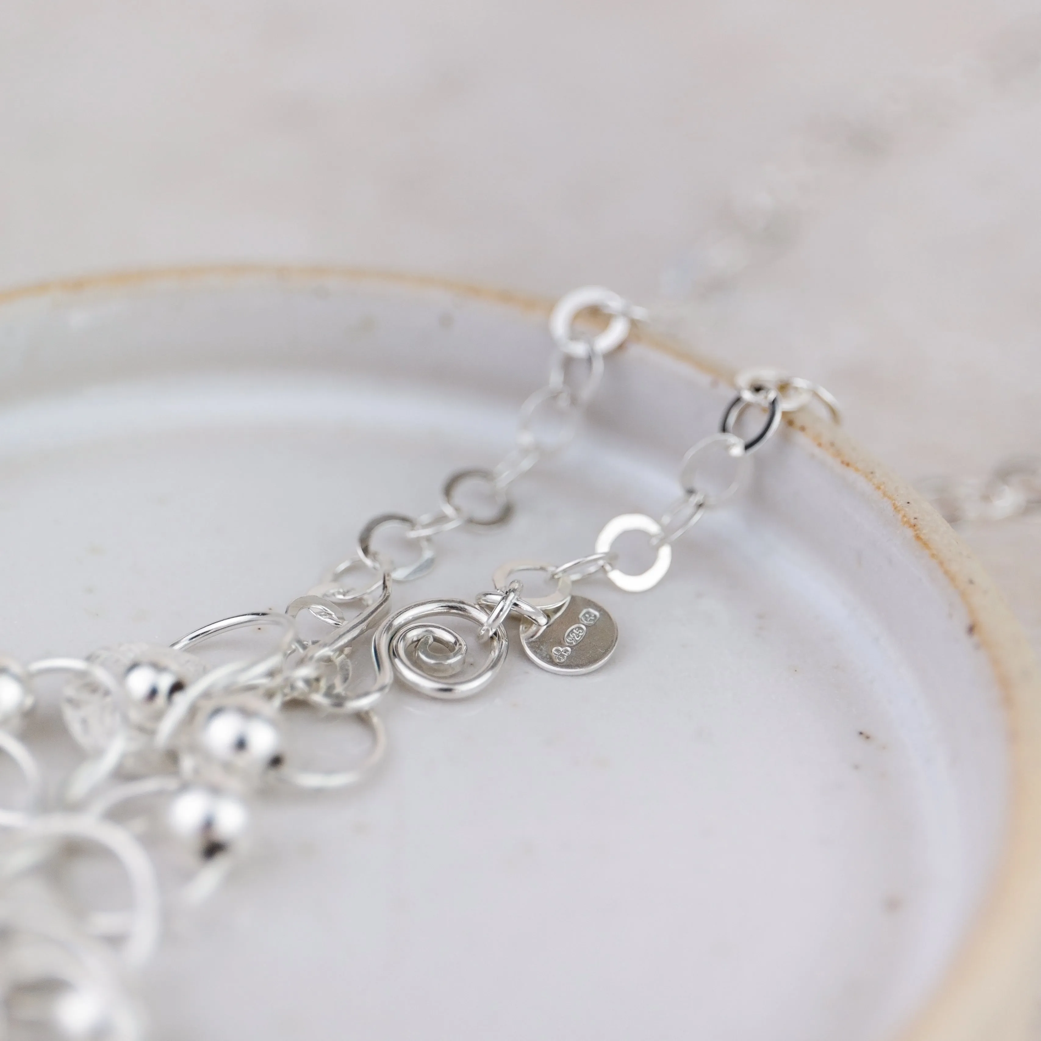 Sterling Silver Charm Necklace