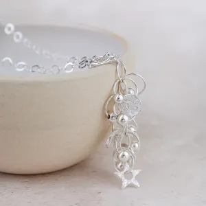 Sterling Silver Charm Necklace