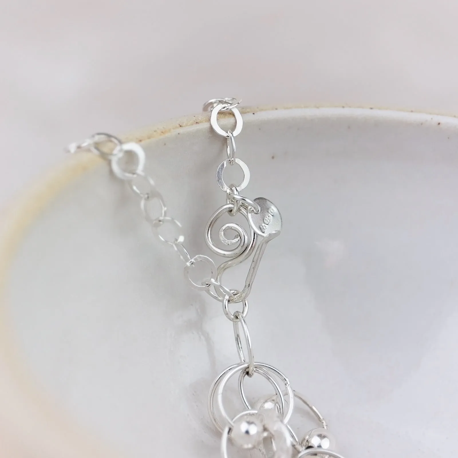 Sterling Silver Charm Necklace