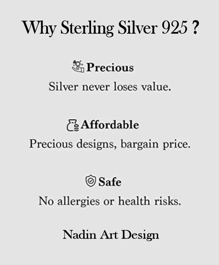 Sterling Silver Round Pendant Necklace