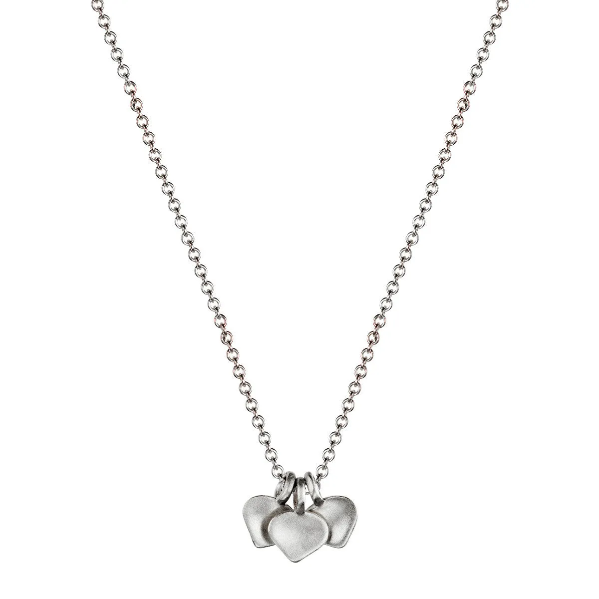 Sterling Silver Triple Lotus Pendant