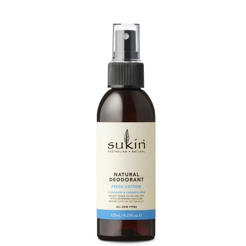 Sukin Natural Deodorant Fresh Cotton 125ml