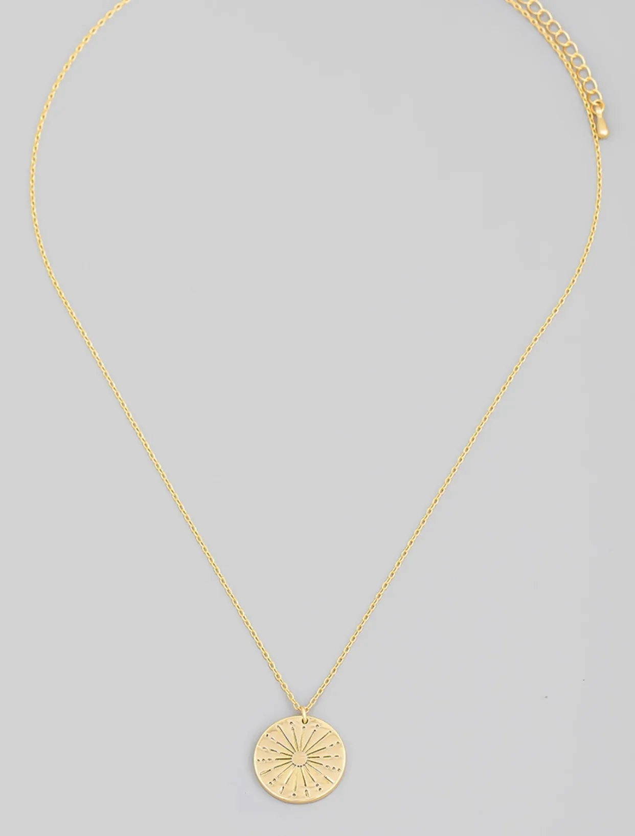 Sun Coin Necklace