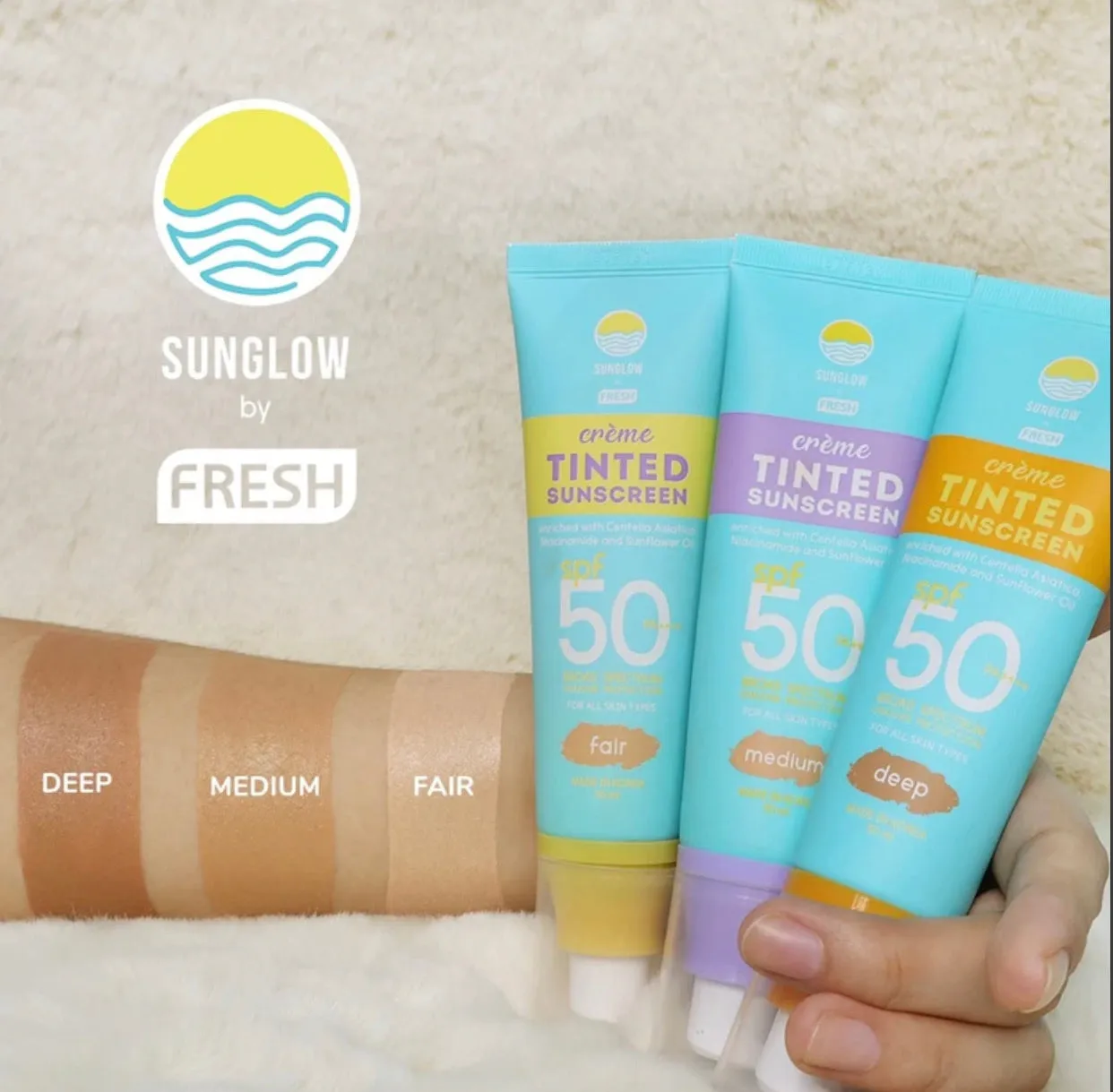Sunglow By Fresh Creme Tinted Sunscreen