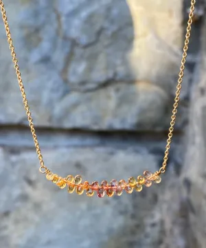 Sunrise Sapphire Necklace