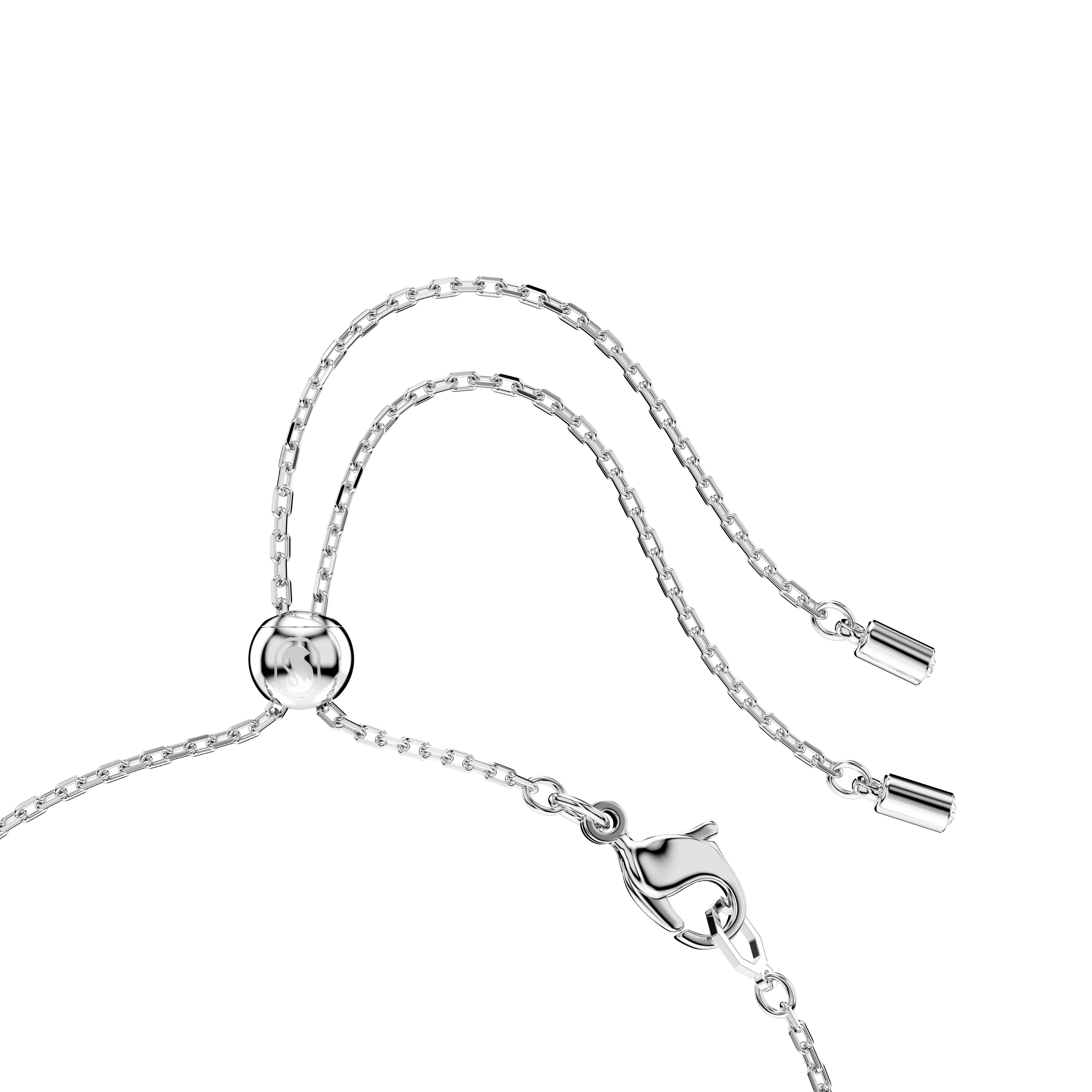 Swarovski Rhodium Idyllia Flower Necklace