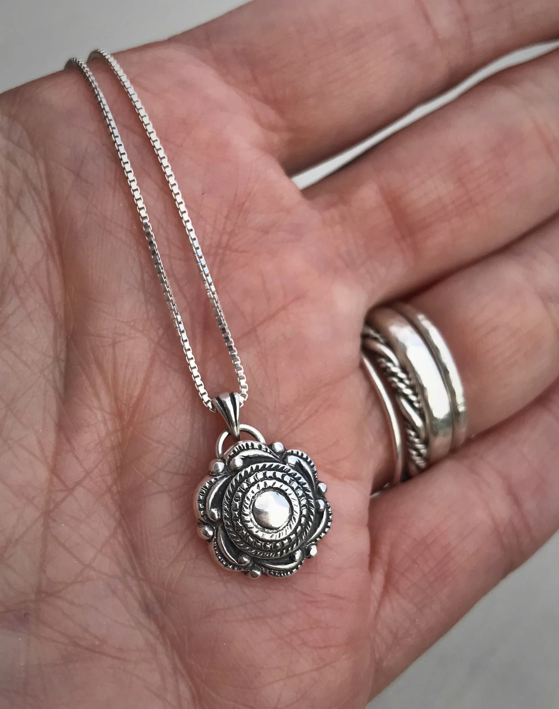Swirling Charm Necklace
